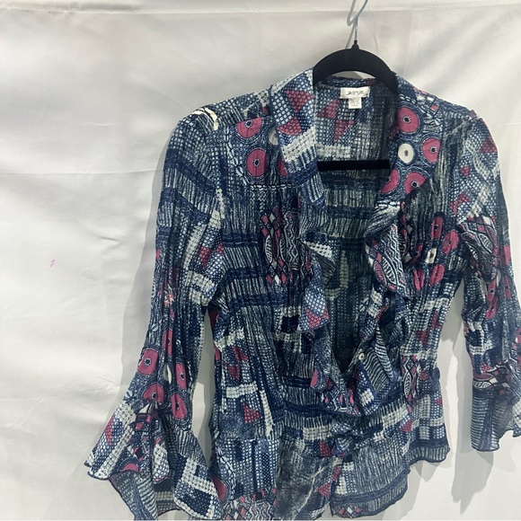 Jaipur Boho Ruffle Blouse - Picture 5 of 11